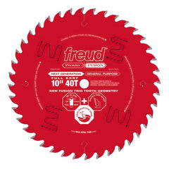 Freud® 10" x 40T Premier Fusion General Purpose Saw Blade - P410