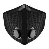 Large M2.5 Dual-Strap Mesh Face Mask, Black