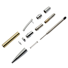 Manhattan Pen Kit Hardware - Satin Chrome