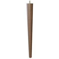 18'' Tapered Turned Leg with Semi-Gloss Finish, Hard Maple