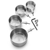 Rockler Measuring Cup Turning Hardware Kit, 4-Piece
