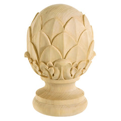Mini Red Oak Artichoke Finial (1738-RO)