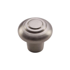 1-1/4'' Beaded Cabinet Knob, Satin Nickel