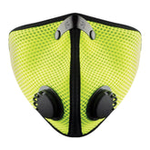 Large M2 Mesh Face Mask, Safety Green