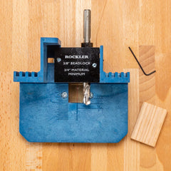 Rockler Beadlock Joinery Jig with 3/8" Drill Guide Kit and Case
