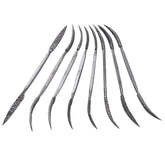8 Piece Riffler Rasp Set