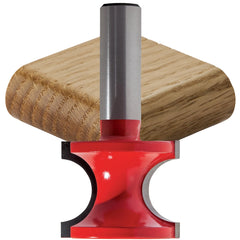 1-29/64'' D x 1-11/64'' H x 3/8'' R x 1/2'' Shank Freud #82-116 Half Round Bit