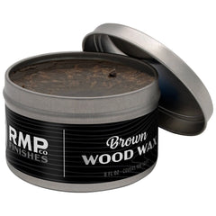 RMP Finishes Wood Wax, Brown, 4 oz.