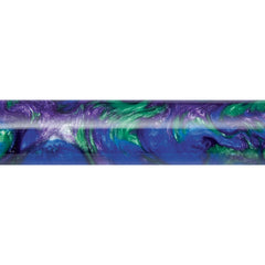 Peacock Deep Blue/Purple Inlace Acrylester Pen Blank