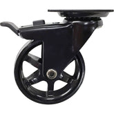 3'' Black ''Mag'' Polyurethane Swivel Caster