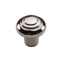 1-1/4'' Beaded Cabinet Knob, Polished Chrome