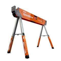 Bora Speedhorse XT Sawhorses with Height-Adjustable Quick-Deploy Legs, 2-Pack
