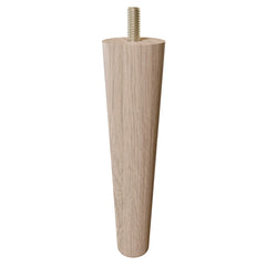 6'' Tapered Turned Leg, Hard Maple