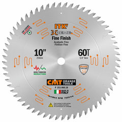 CMT ITK Extreme Fine Finish Miter Blade, 10'' x 60T x 5/8'' Bore