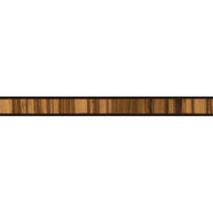Maple Black Zebrawood Striped Inlay Banding, 5/16'' W