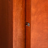 Snap Closing Semi-Concealed Hinges - Nickel (pair)