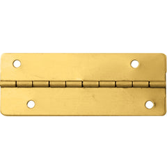 Brass-Plated Small-Box Fastener Hinges 2"L x 3/4"W