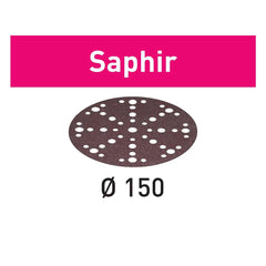 80-Grit 6'' Festool Saphir D150 Abrasive Discs, 25-Pack (575197)