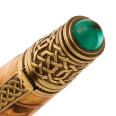 Celtic Twist Pen Hardware Kit, Antique Brass