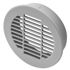 White Round Vent Grill, Fits 2-1/2'' Hole