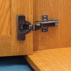 Salice 105° Long Arm Hinges, Frameless, Titanium Finish, Full Overlay
