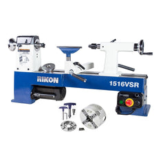 Rikon Variable-Speed Midi Lathe with Z3 Chuck System, 70-1516VSRK, 12'' x 16-1/2''