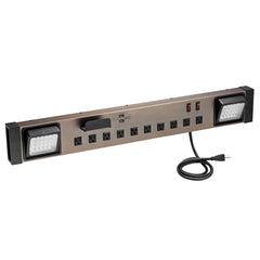 Volt King 10-Outlet Heavy-Duty Power Station with 2 USB Ports and LED Worklights