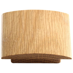 Oak Concave Knob, 32mm CTC