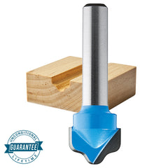 Rockler Miniature Classic Router Bit - 1/2" Dia x 3/8" H x 1/4" Shank