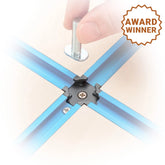 Rockler T-Track Drop-In 4-Way Intersections, 4-Pack