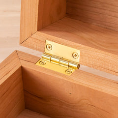 Flat Butt Hinge 1-1/2" L X 1-1/4" W, Oil-Rubbed Bronze
