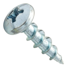 Centerline #8 x 5/8'' Pan Head Phillips Cabinet Hardware Mounting Screws, Zinc, 100-Pack