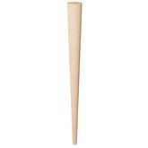 29'' Tapered Turned Leg with Semi-Gloss Finish, Hard Maple