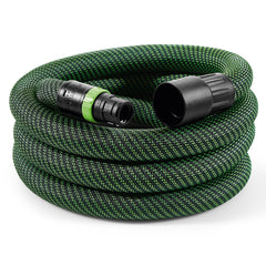 Festool Tapered Anti-Static Hose with Bayonet Fitting and Airflow Bypass, 27mm/32mm x 3.5m (577158)
