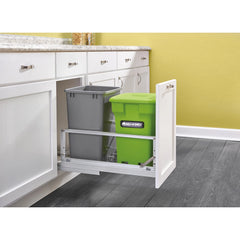 Rev-A-Shelf Double Soft-Close Bottom Mount Recycle Centers