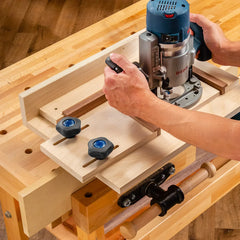 Rockler Easy-to-Grip 5-Star Knob, Male Threading, 1/4''-20