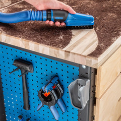 Dust Right Click-Connect Bench Brush and Dock