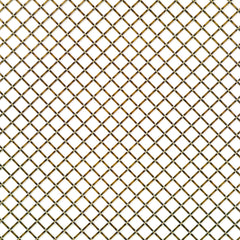 1-1/4" Double Flat Mesh, Antique Brass Finish, Grille Sheets