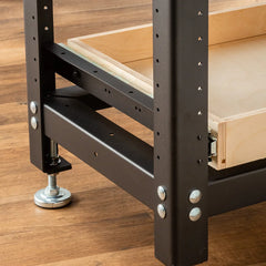 Drawer Slide/Shelf Brackets for Rockler Rock-Steady Shop Stands 16''L, Pair