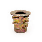 Threaded Insert for Soft Wood - Flanged - 10-32 x 13mm