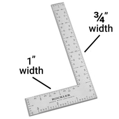Rockler 6'' x 3'' Flat L-Rule