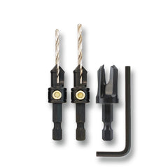 Make it Snappy Tools Countersink Drill Bit and Plug Cutter Set, 3-Piece