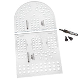 XL Cribbage Board Templates, 3-Player, Curved Track