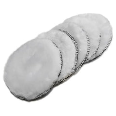Rikon Hook-and-Loop Wool Pads 31-209, 2'', 5-Pack