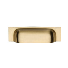 8-3/4'' Industrial Cabinet Bin Pull, Polished Nickel