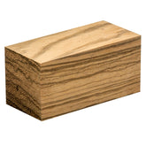 Zebrawood Bottle Stopper Turning Blank, 1-1/2'' x 1-1/2'' x 3''