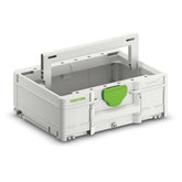 Festool Systainer3 M137 Open Top Toolbox, 15-9/16''W x 5-3/8''H (204865)