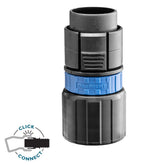 Dust Right Click-Connect Hose Adapter for FlexiPort 12' Fixed-Length Hose