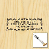 Three-Line Leaf Branding Iron, Electric Handle