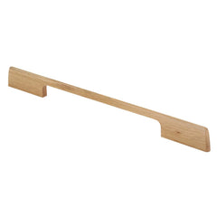 15-3/4'' Sleek Designer Wood Cabinet Pull, Oak